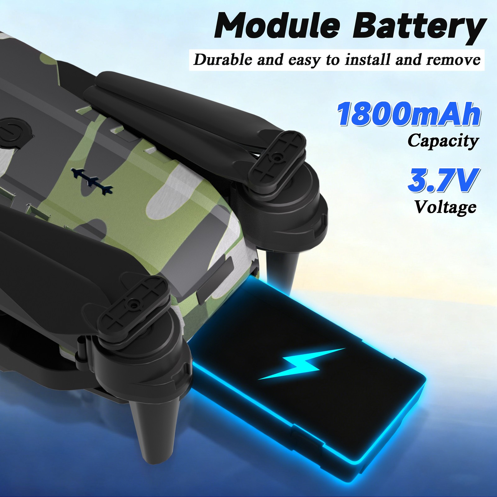360° Obstacle Avoidance RC Quadcopter, Triple Camera Brushless Flying Drone