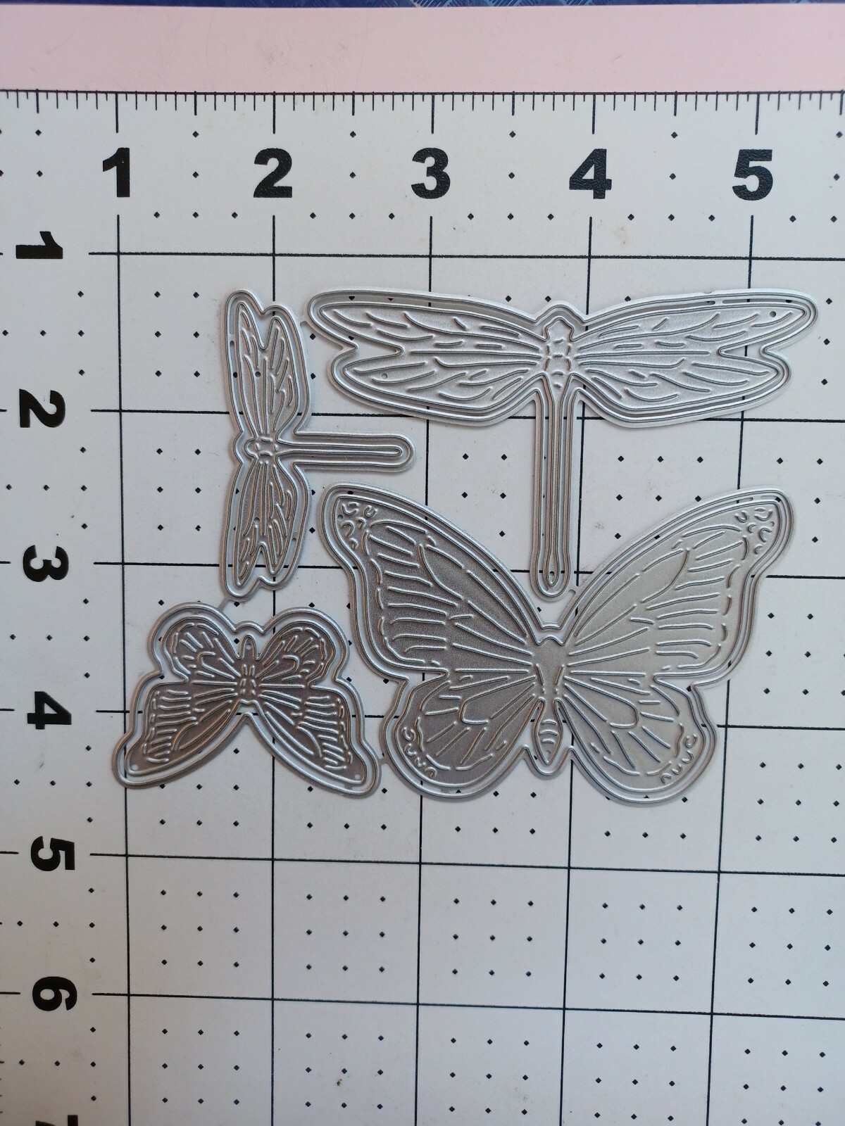 Universal Thin Metal Die Cut Tool Emboss Butterfly Dragonfly renewal spirit pond