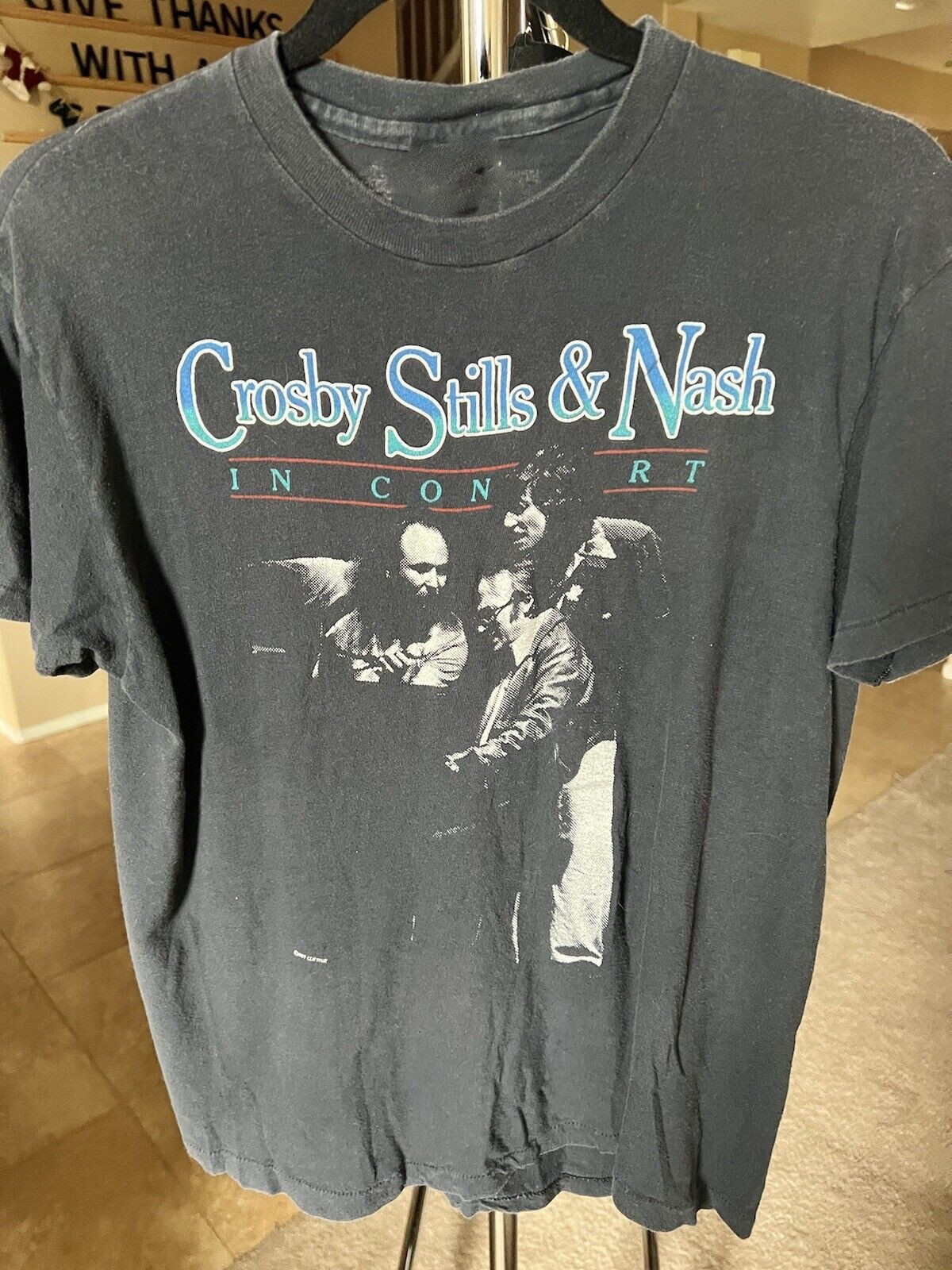 Crosby Stills & Nash 1984 Tour Concert T Shirt Men’s Size S-5XL CG972