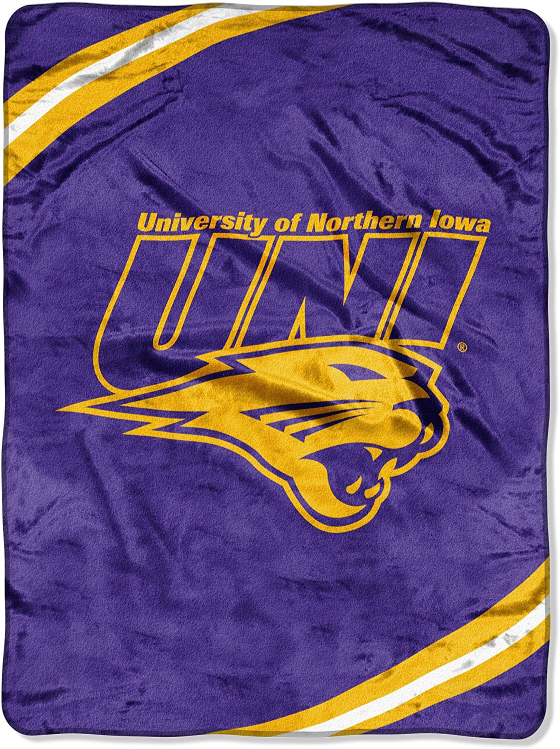 Northern Iowa Panthers Plush Blanket, 60”x80” - Warm & Soft NCAA BLANKET