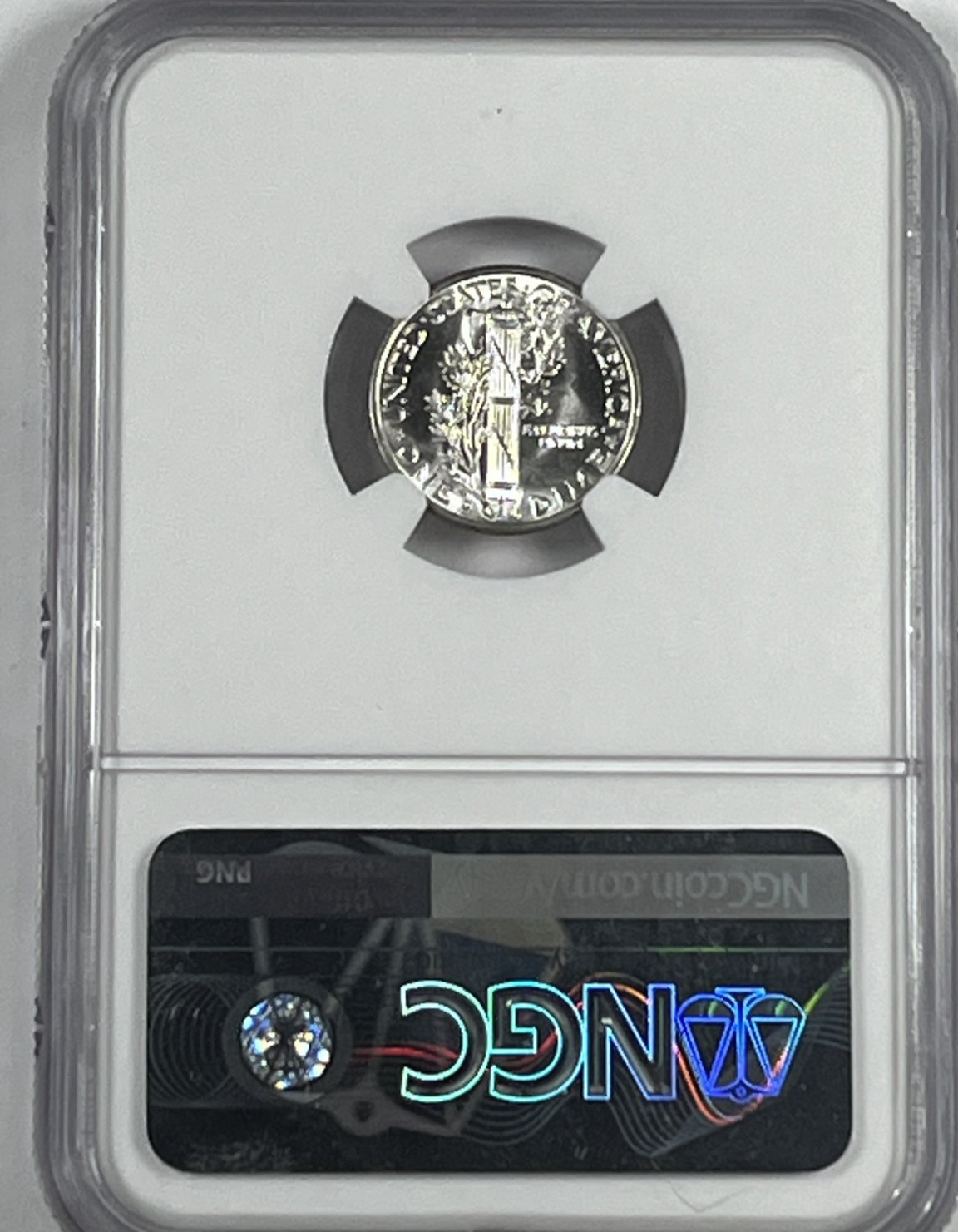 1943-D Mercury Dime : NGC MS67 Blazing White