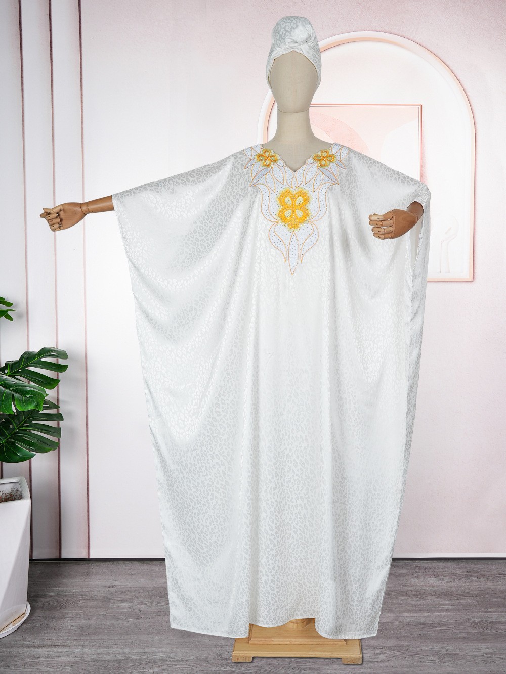 Oversize Abaya Women Muslim Long Maxi Dress Turkey Moroccan African Dashiki Gown