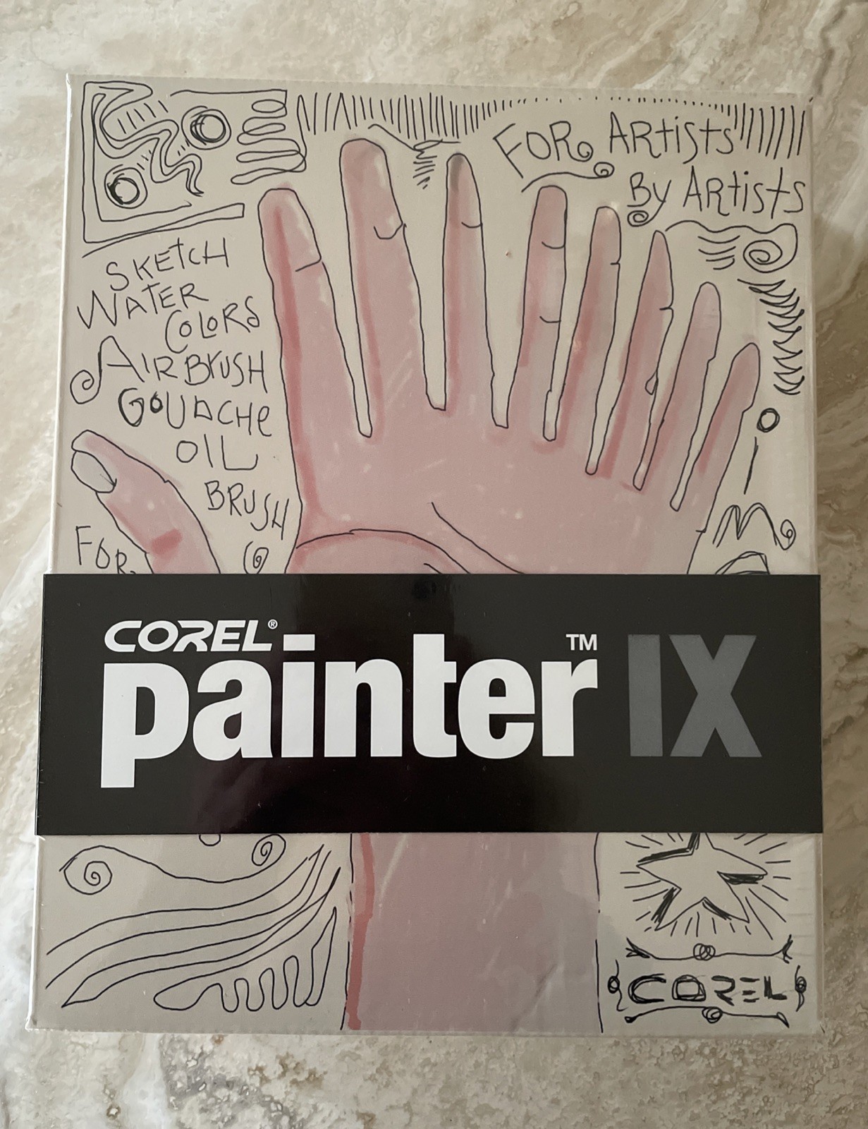 Corel Painter IX PC MAC CD Design Draw Painting & Illustration Digital Brushes