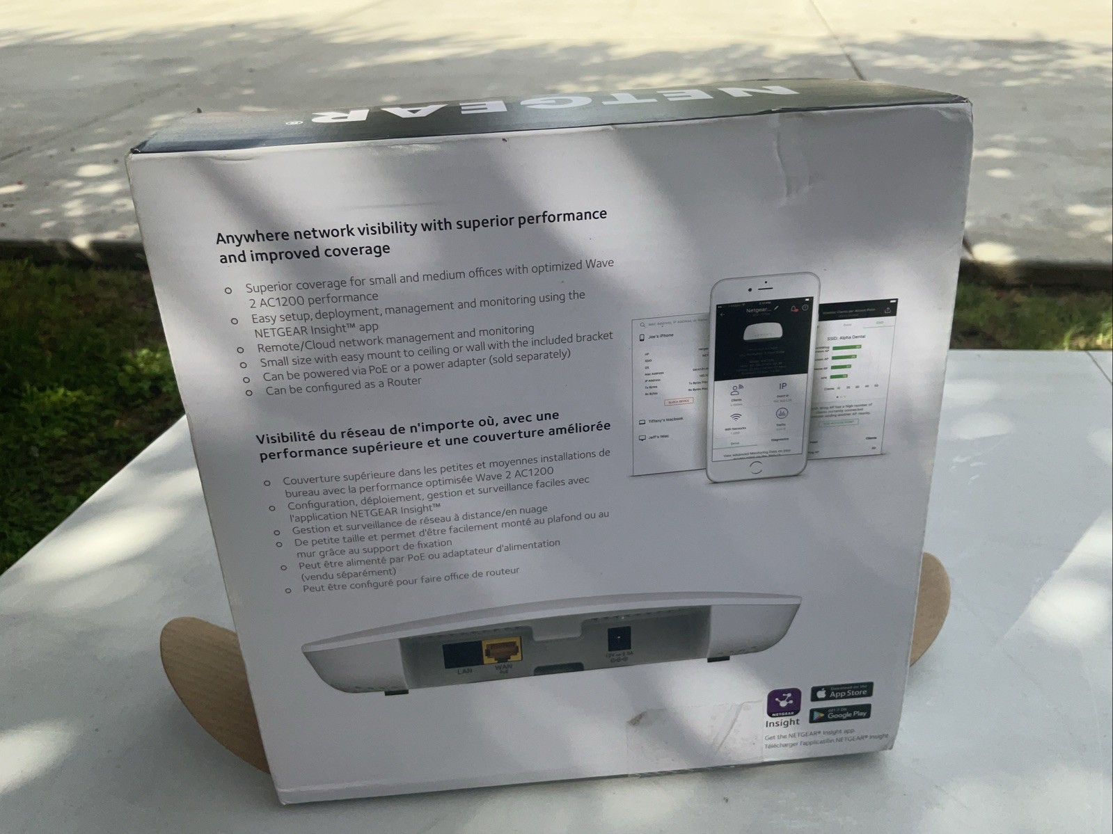 NETGEAR Insight Managed Smart Cloud Wirelesss Access Point WAC510 802.11ac