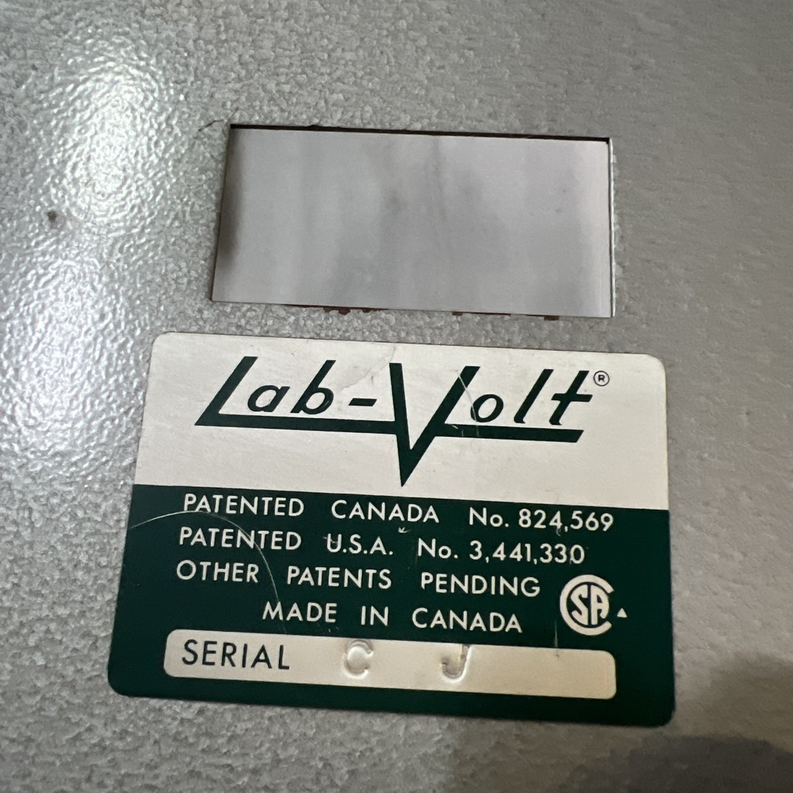Lab-Volt AC Voltmeter (Not Tested)