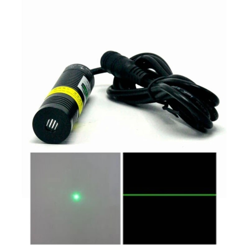 532nm 30mw Green Dot/Line Beam Laser Diode Module Locator 18x75mm