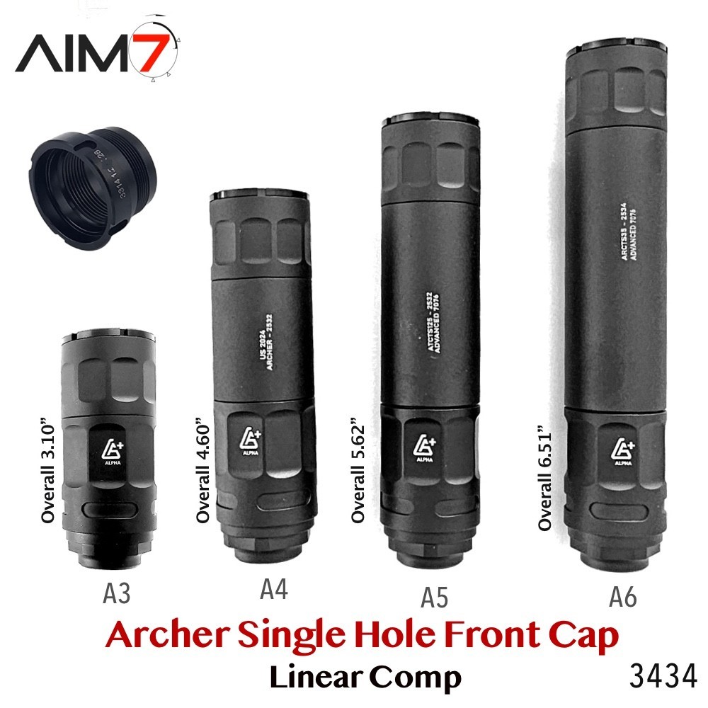 AIM7 ARCHER Single Port Linear Comp 223 30CAL 9mm 40CAL 22LR