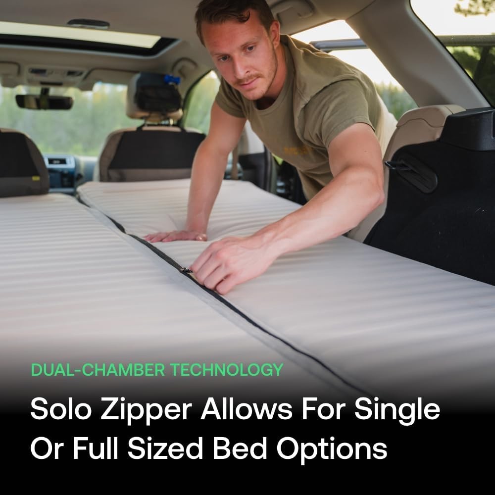 Luno AIR+FOAM PRO Vehicle Mattress Fits Jeep Wrangler JL 4-Door Models 2018+