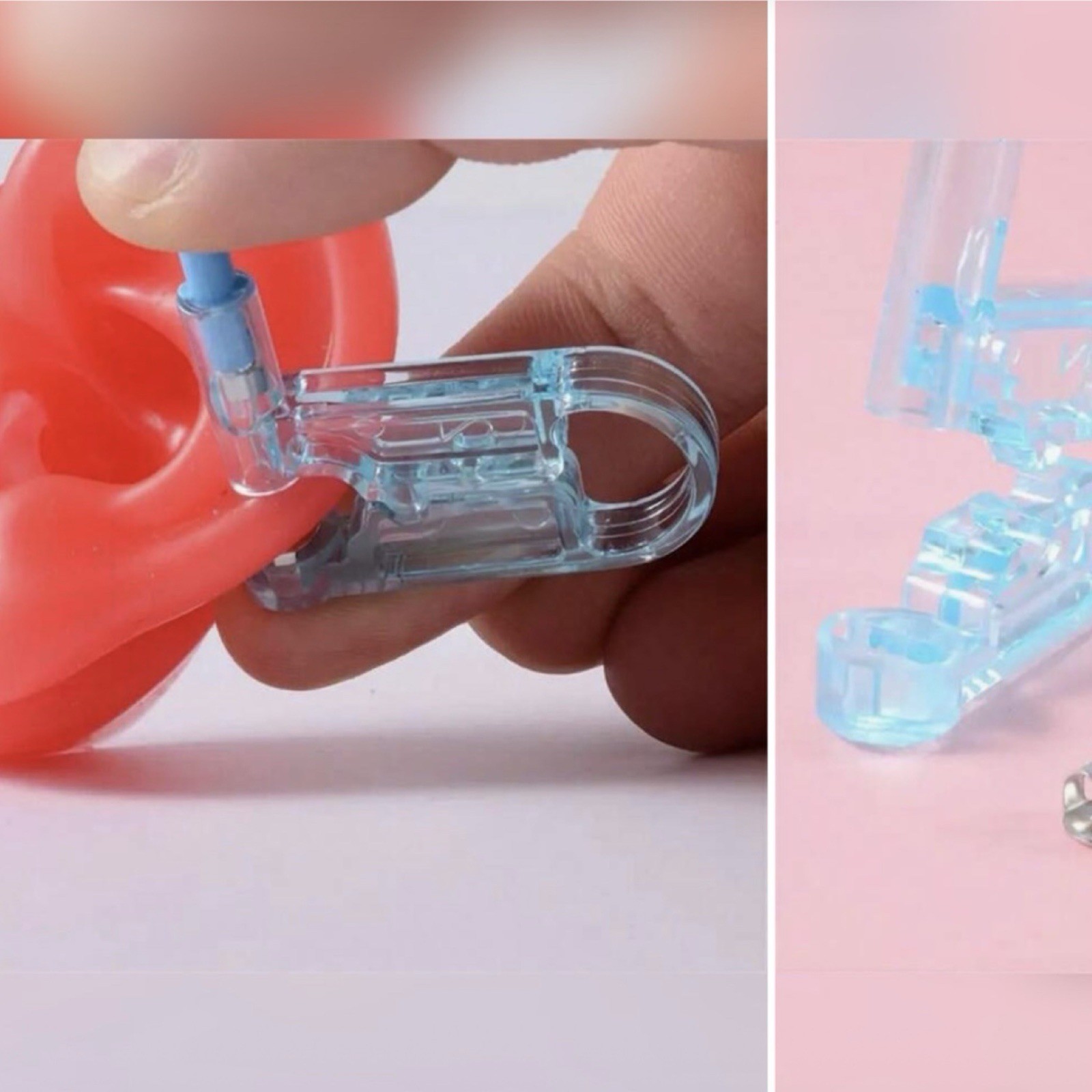1pc Disposable Ear Piercing Gun Kit with Disinfection Safety Feature