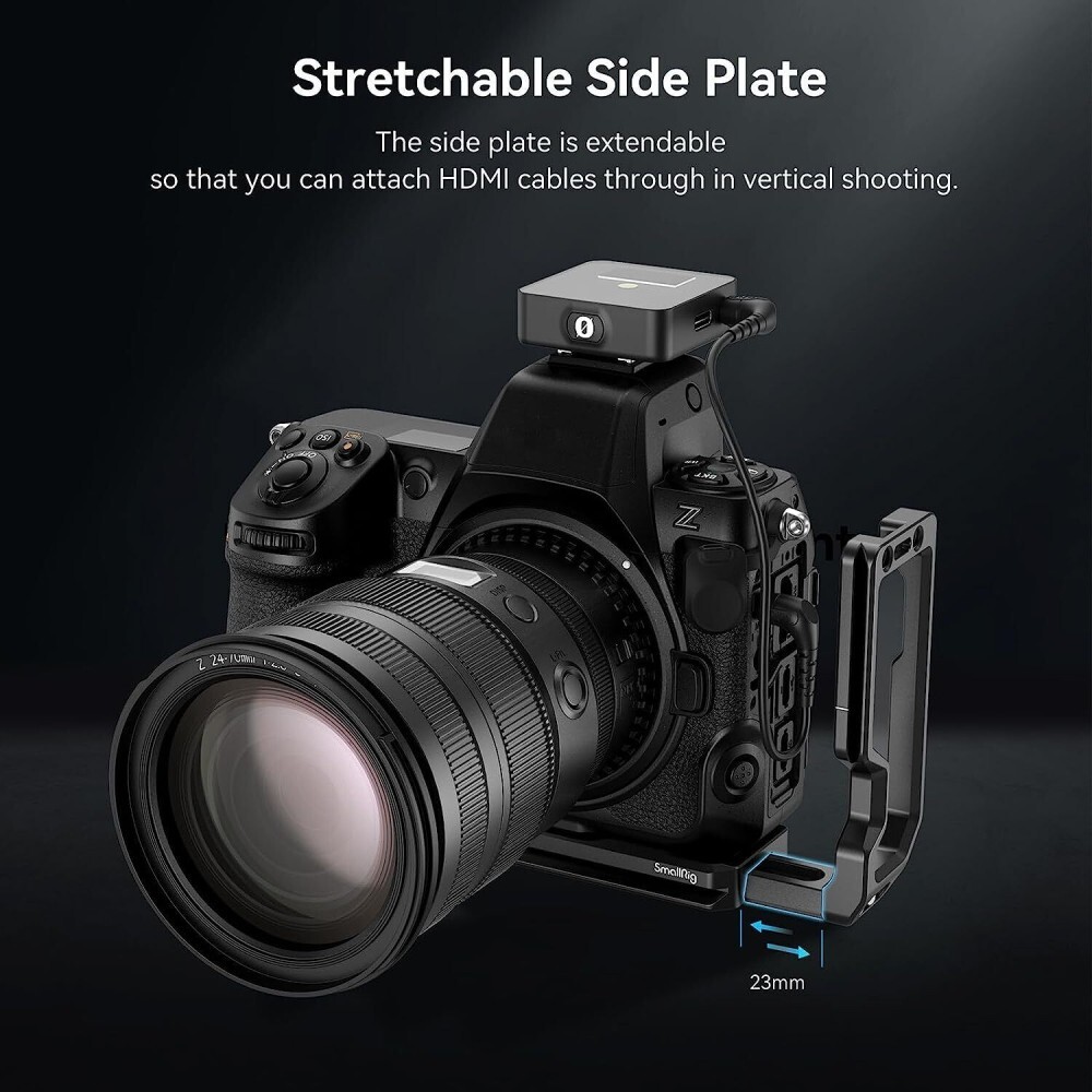 SmallRig Z 8 L-Bracket for Nikon Camera Quick Release L-Shape Mount Plate -3942