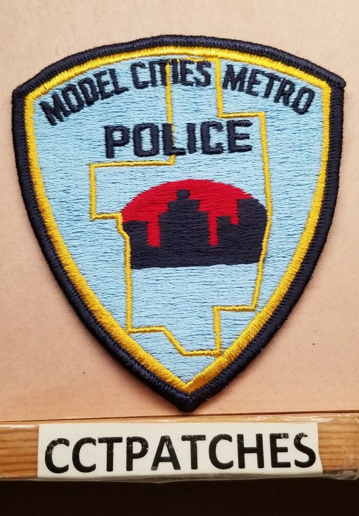MODEL CITIES METRO, ILLINOIS POLICE SHOULDER PATCH IL