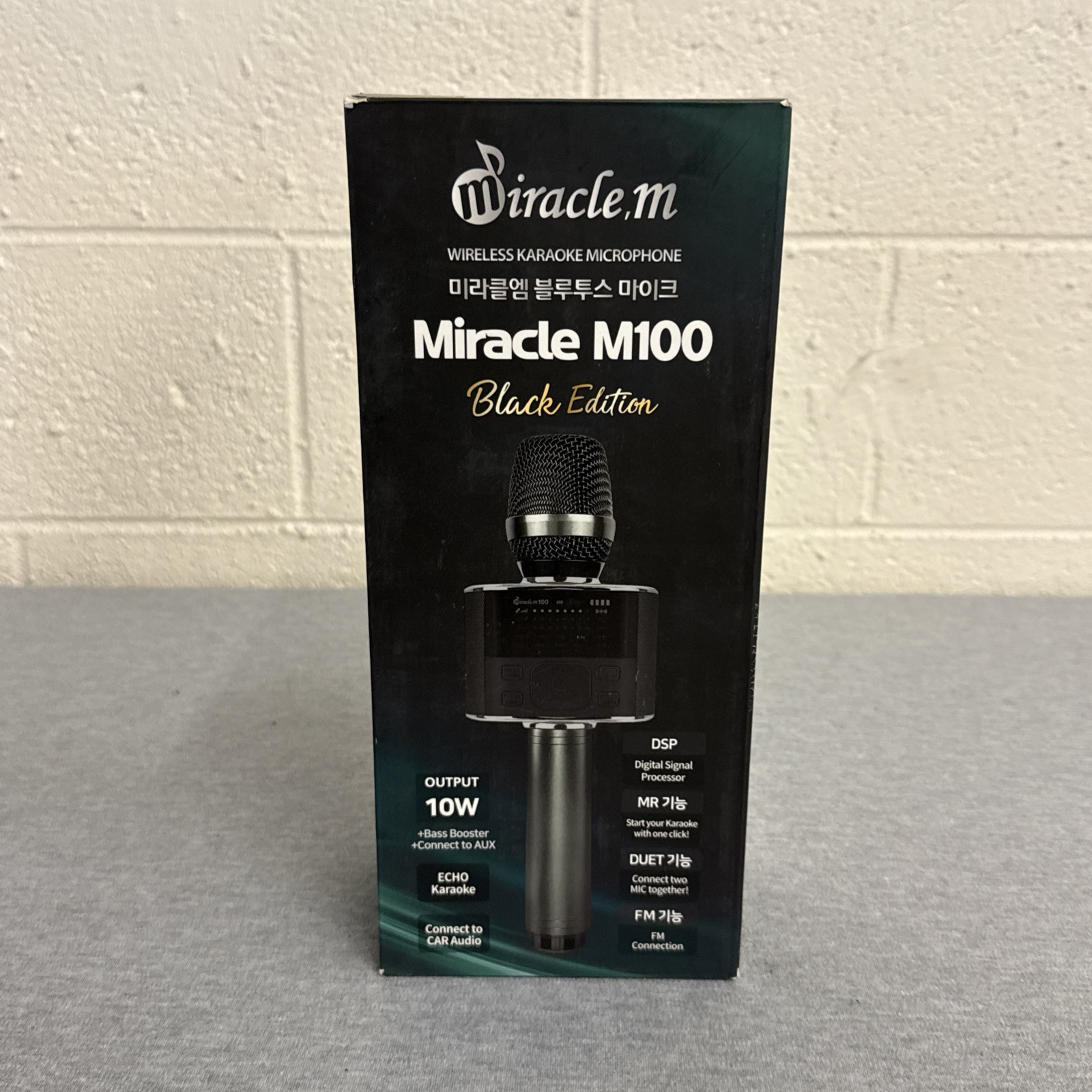 Doors Miracle M100 Black Edition Wireless Dynamic Karaoke Microphone