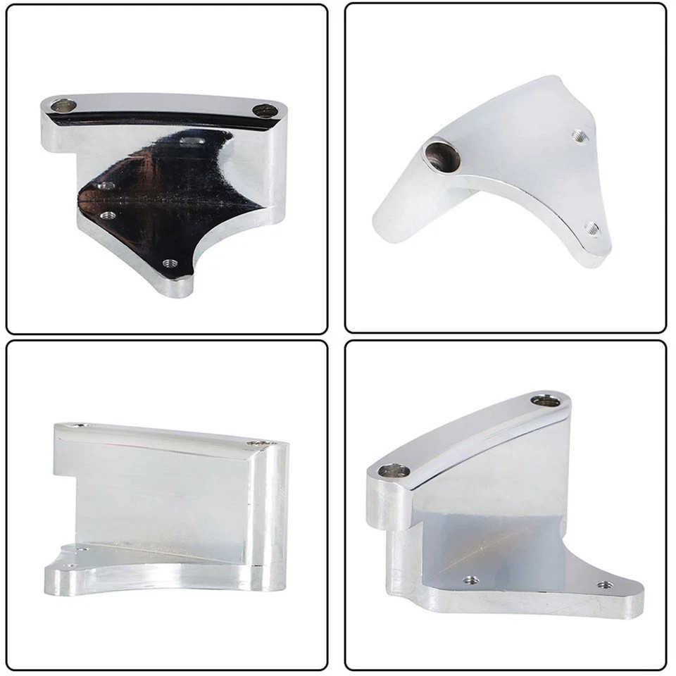 Polished Billet Aluminum Timing Tab Adjustable Pointer Balancer for Chevy SBC...