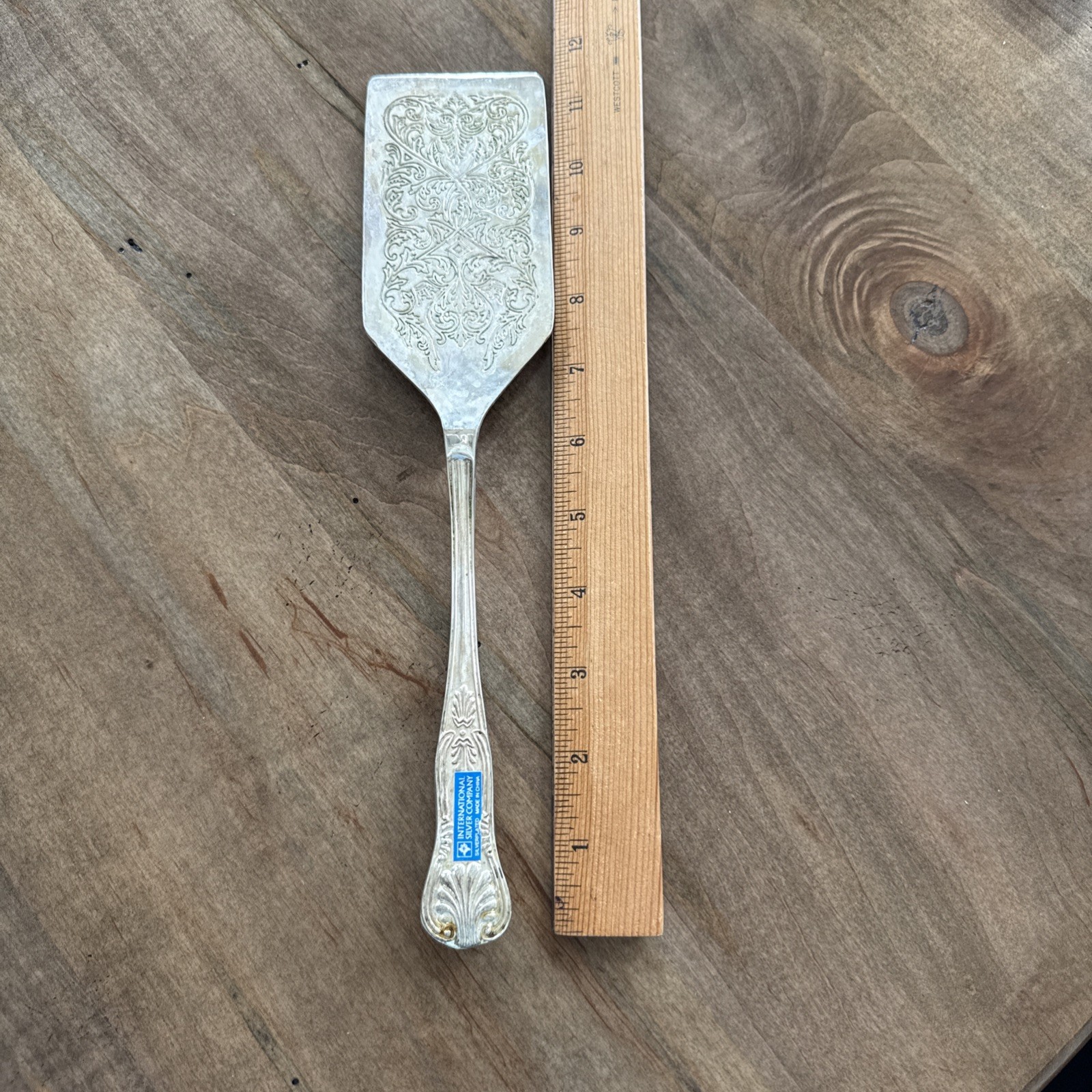 Large Silver Plate Serving Spatulas