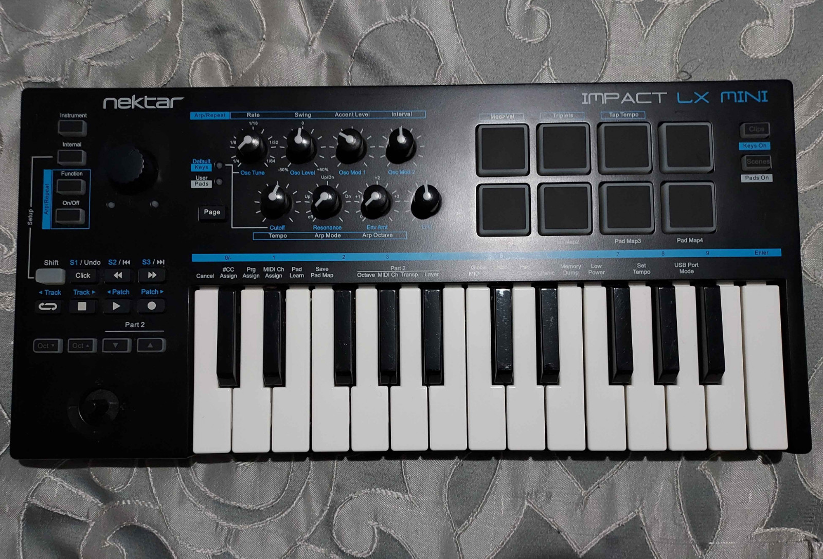 Nektar Impact LX 25 Keys Mini USB Micro MIDI Keyboard Controller