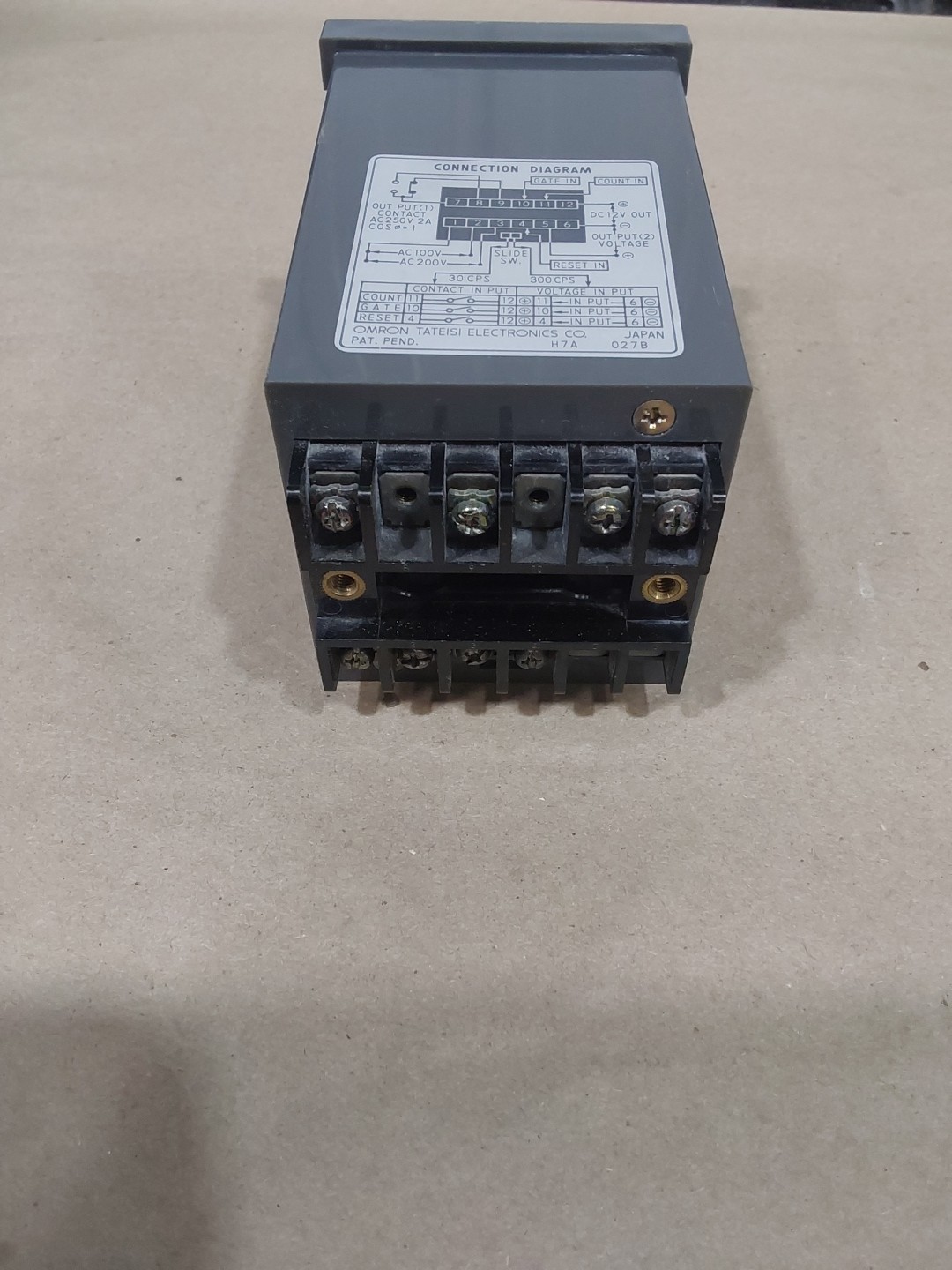 OMRON Digital Counter TYPE H7A-2D