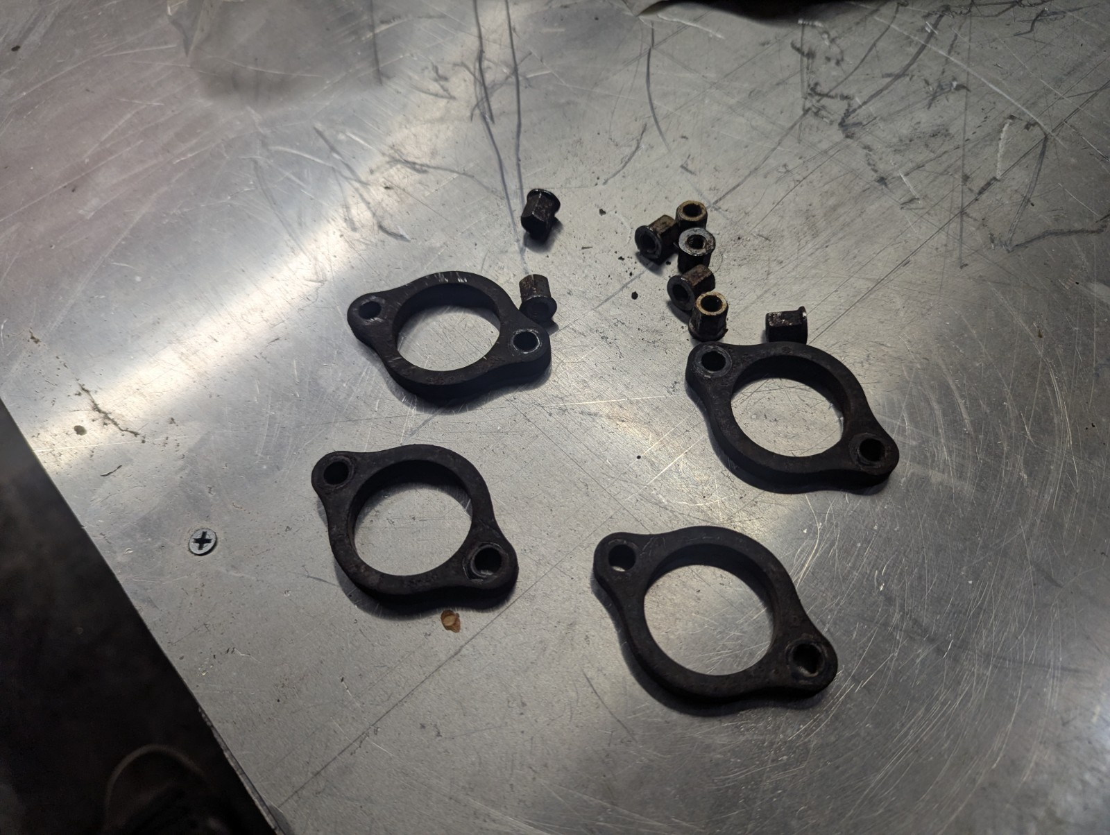 98-01 HONDA INTERCEPTOR VFR800 exhaust flange and nuts