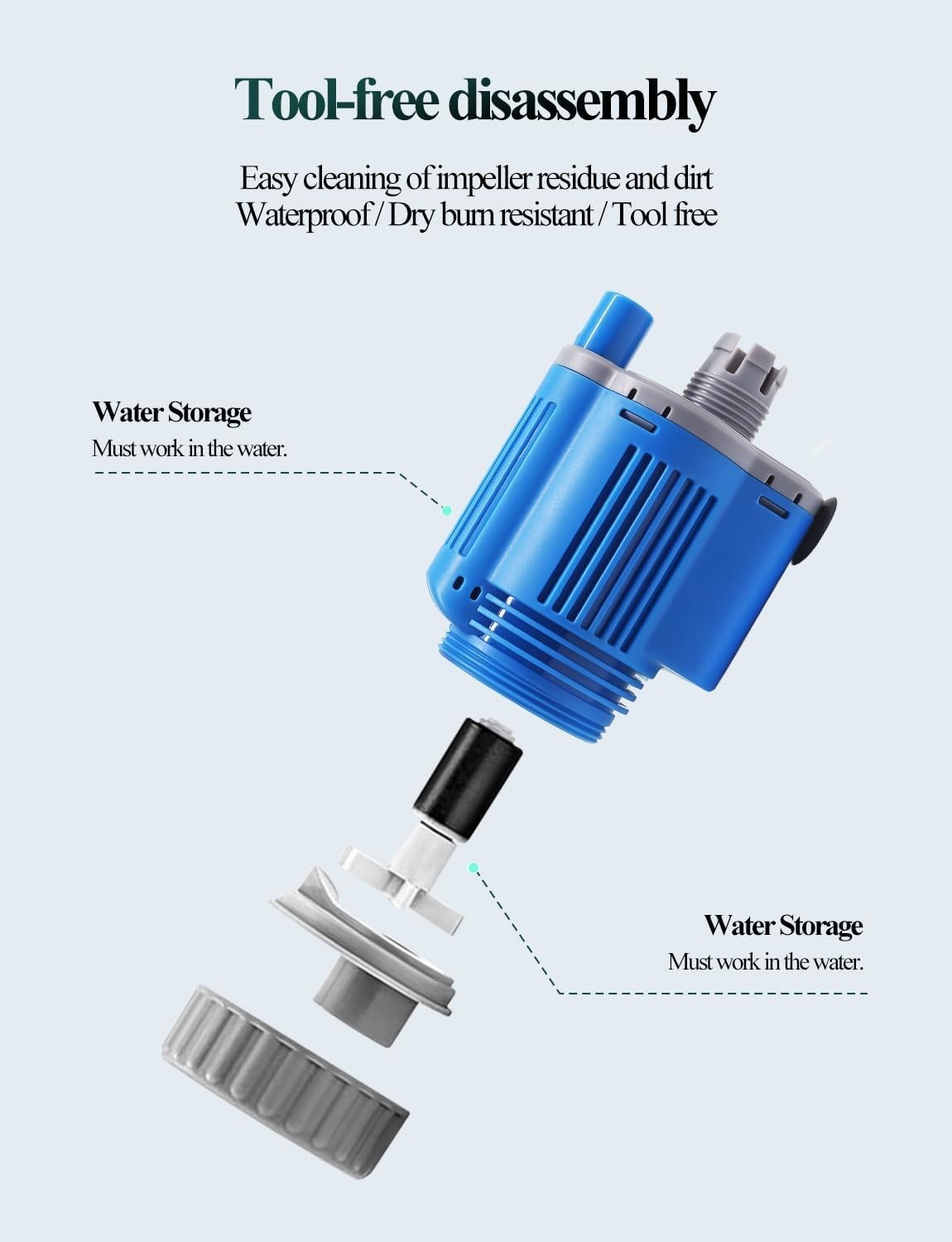 - Electric Automatic Removable Vacuum Water Changer Sand Algae Cleaner Filter...