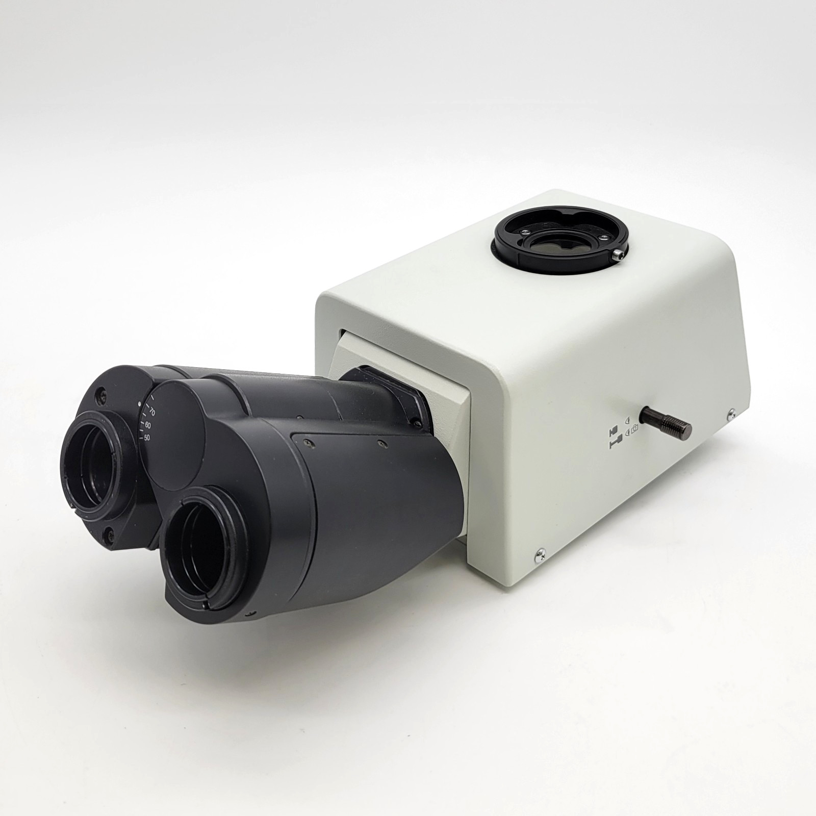 Olympus Microscope U-SWETTR Super Wide Erect Image Tilting Trinocular Head