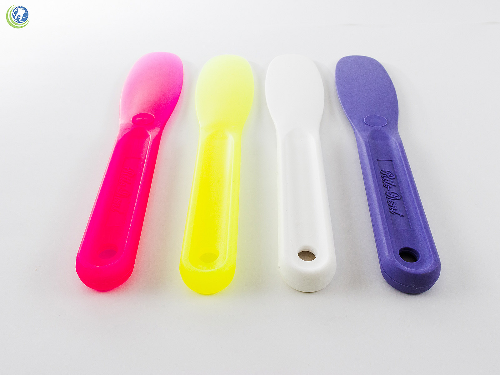 DENTAL LAB PLASTIC MIXING SPATULA FOR ALGINATE IMPRESSION MATERIAL 4PC ASSORTED
