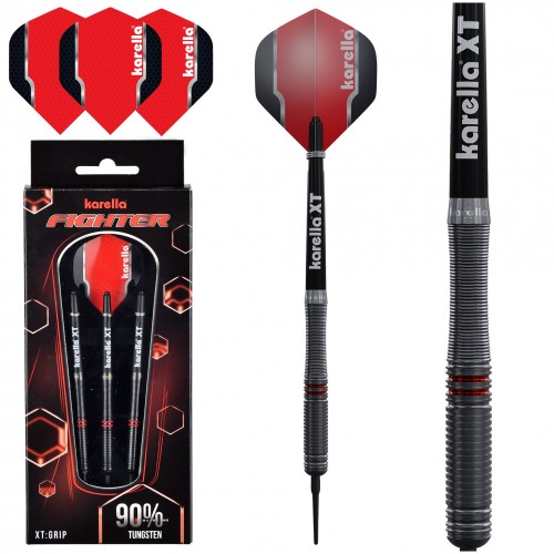 Soft Dart Karella Fighter - Black - 90% Tungsten - 18g