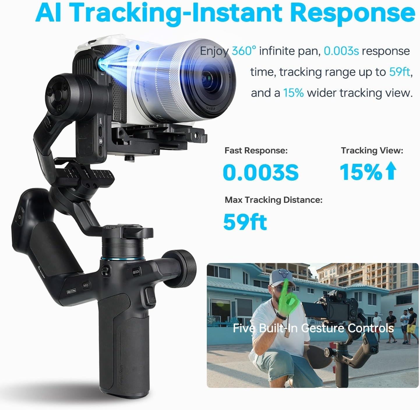 FeiyuTech SCORP Mini 3 Pro Combo Full Accessory Kit – All-in-One 3-Axis NEW