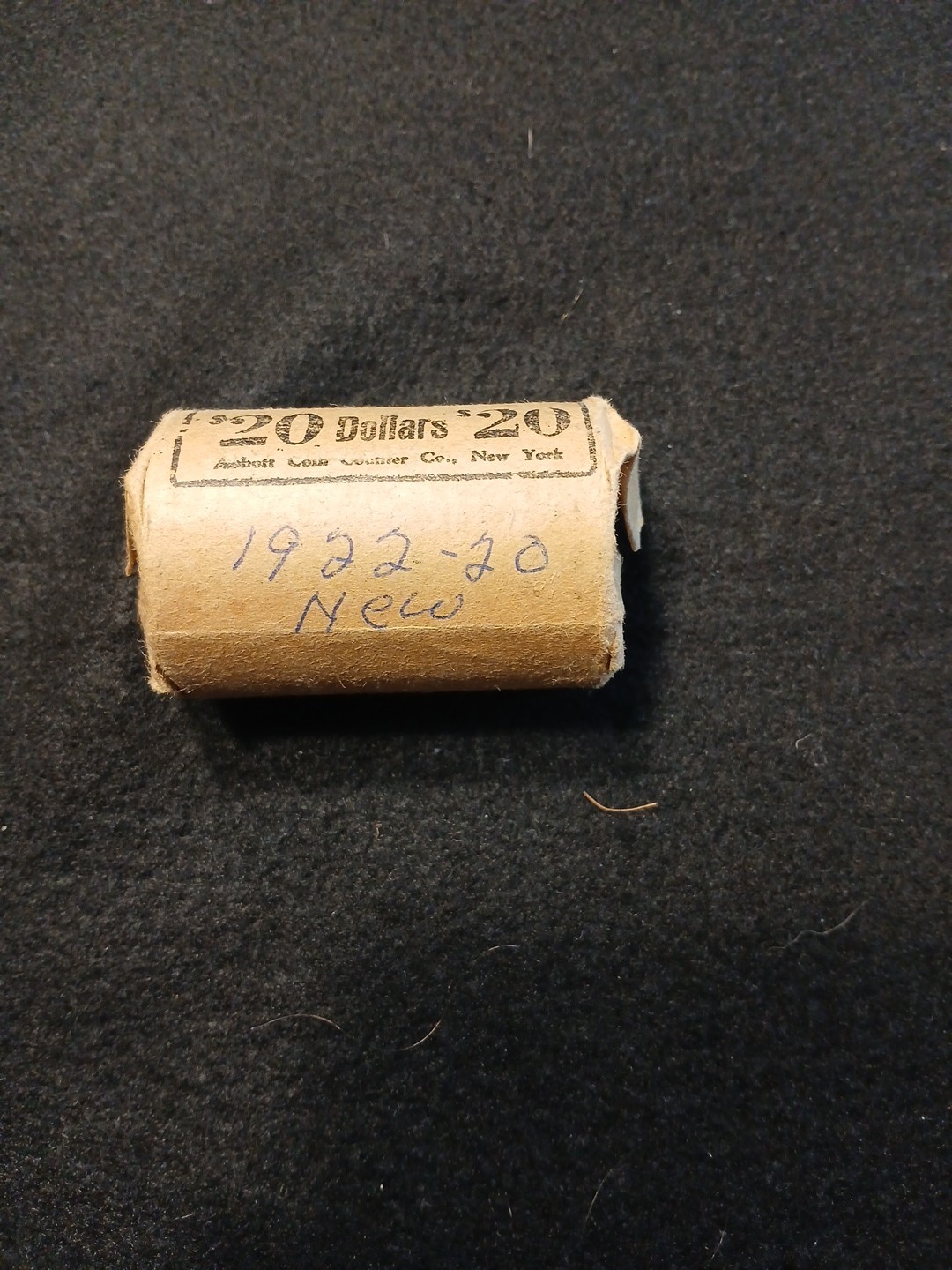 Roll Of 20 New 1922 Silver Peace Dollars Found In Estate Clean Out