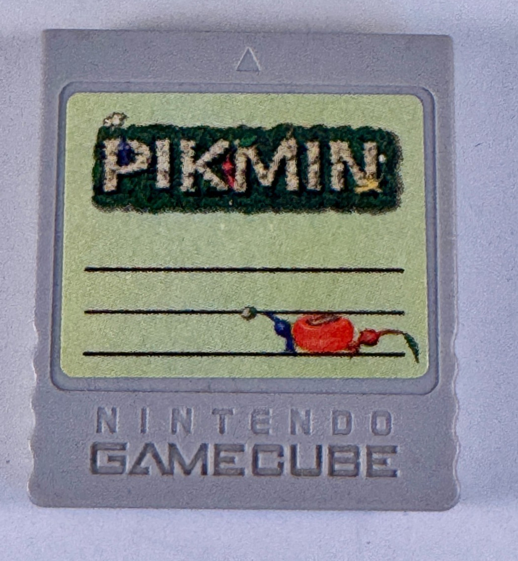 Nintendo GameCube Memory Card 59 DOL-008 OEM Pikmin Label Tested Wii
