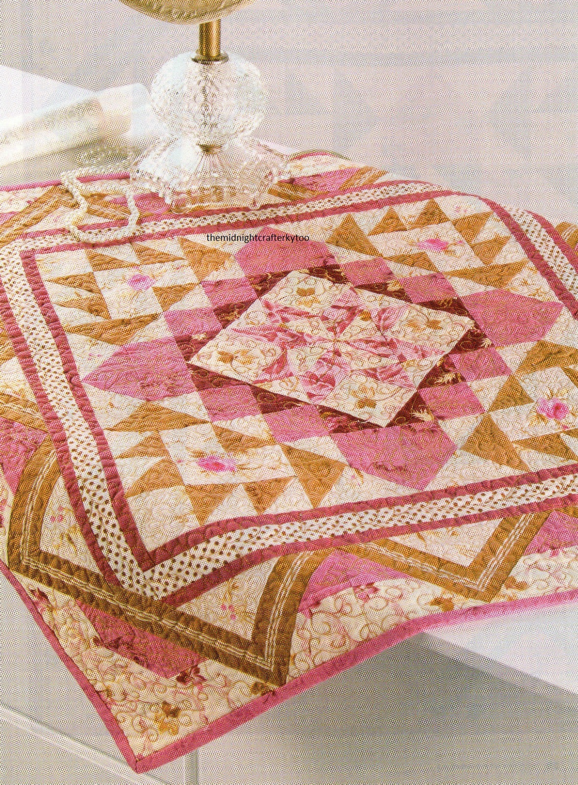 Scrappy Puzzle Quilt Pattern Pieced JM