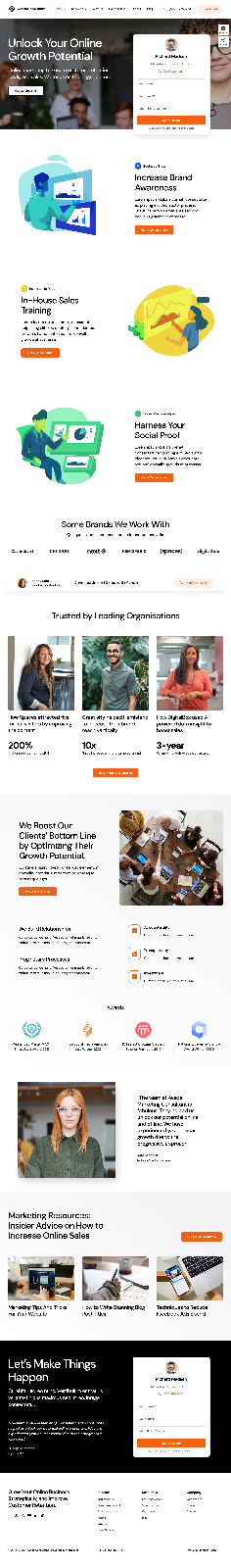Marketing Consultant Website Design with Free VPS Web Hosting and Installation