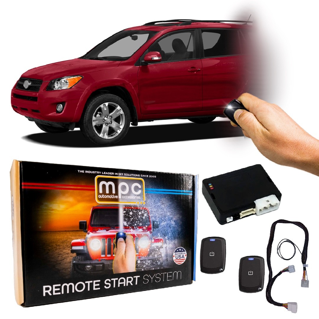 1-Button Remote Start For 2006-2010 Toyota RAV4 Up To 1,500' Range