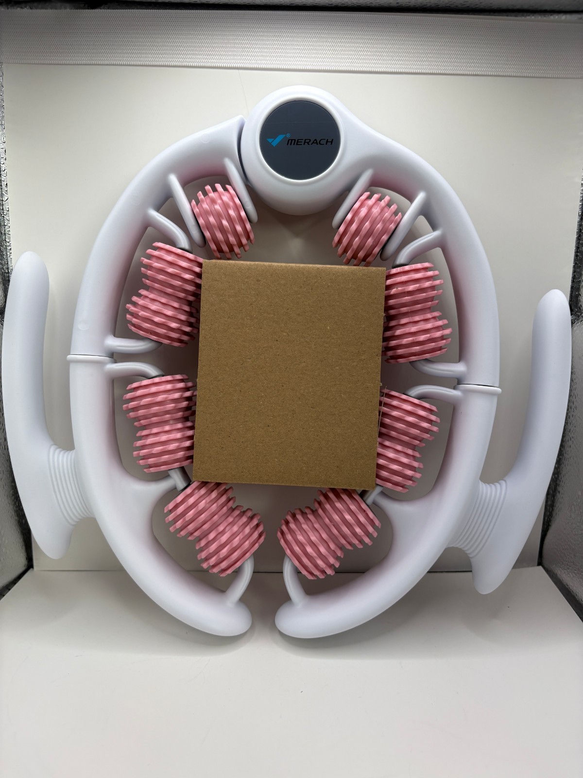 MERACH Manual Push Pull Roller Deep Tissue Massage Tool Legs Thighs Pink New