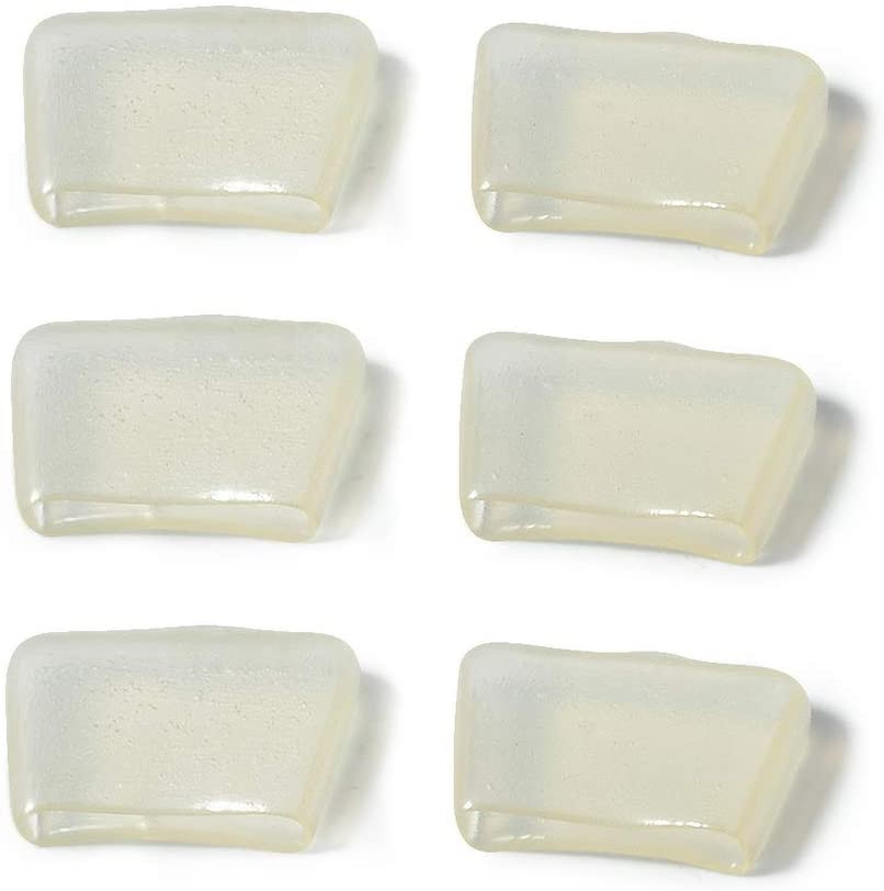 6 Pcs  Rubber Tips Kit for Standard Glass Running Pliers, Breaking and Key Fob H