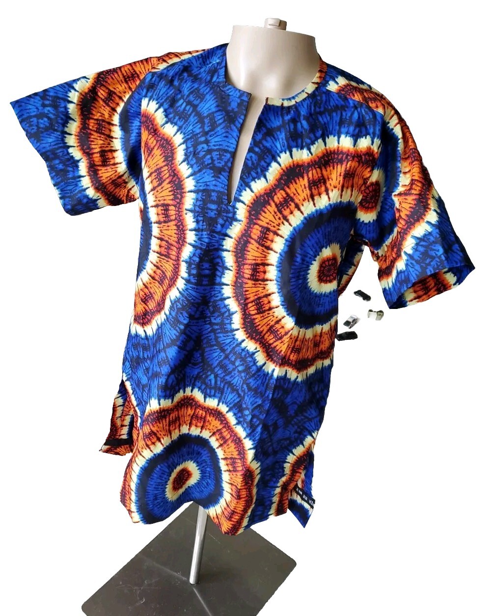 MEN AND YOUTHS TOP #SHIRT#AFRICAN PRINT# NIGERIAN ANKARA TOP WITH SHORT SLEEVES.