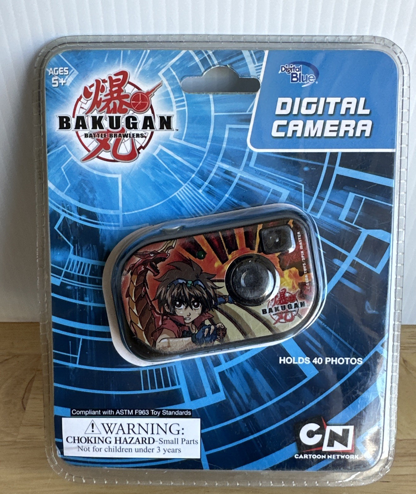 Bakugan Digital Camera Cartoon Network Digital Blue - New Sealed