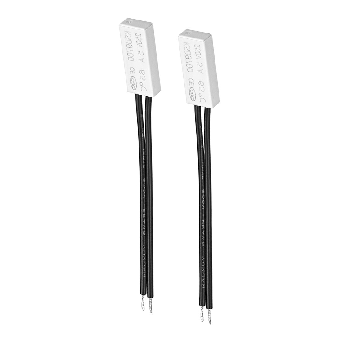 Normally Close Temperature Switch,65℃ N.C 5A Thermal Switch Thermostat 2pcs