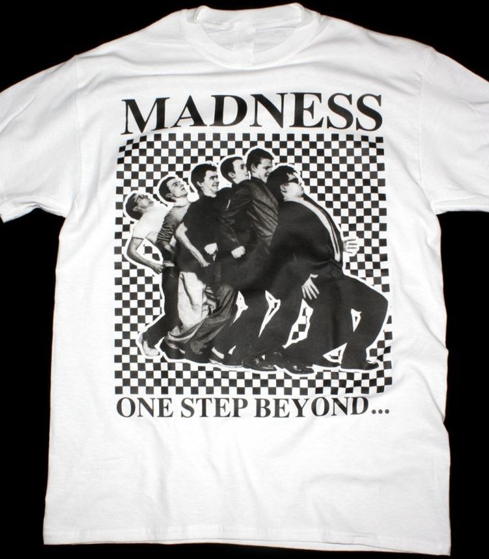 NEW Madness band SHIRT white short sleeve All sizes