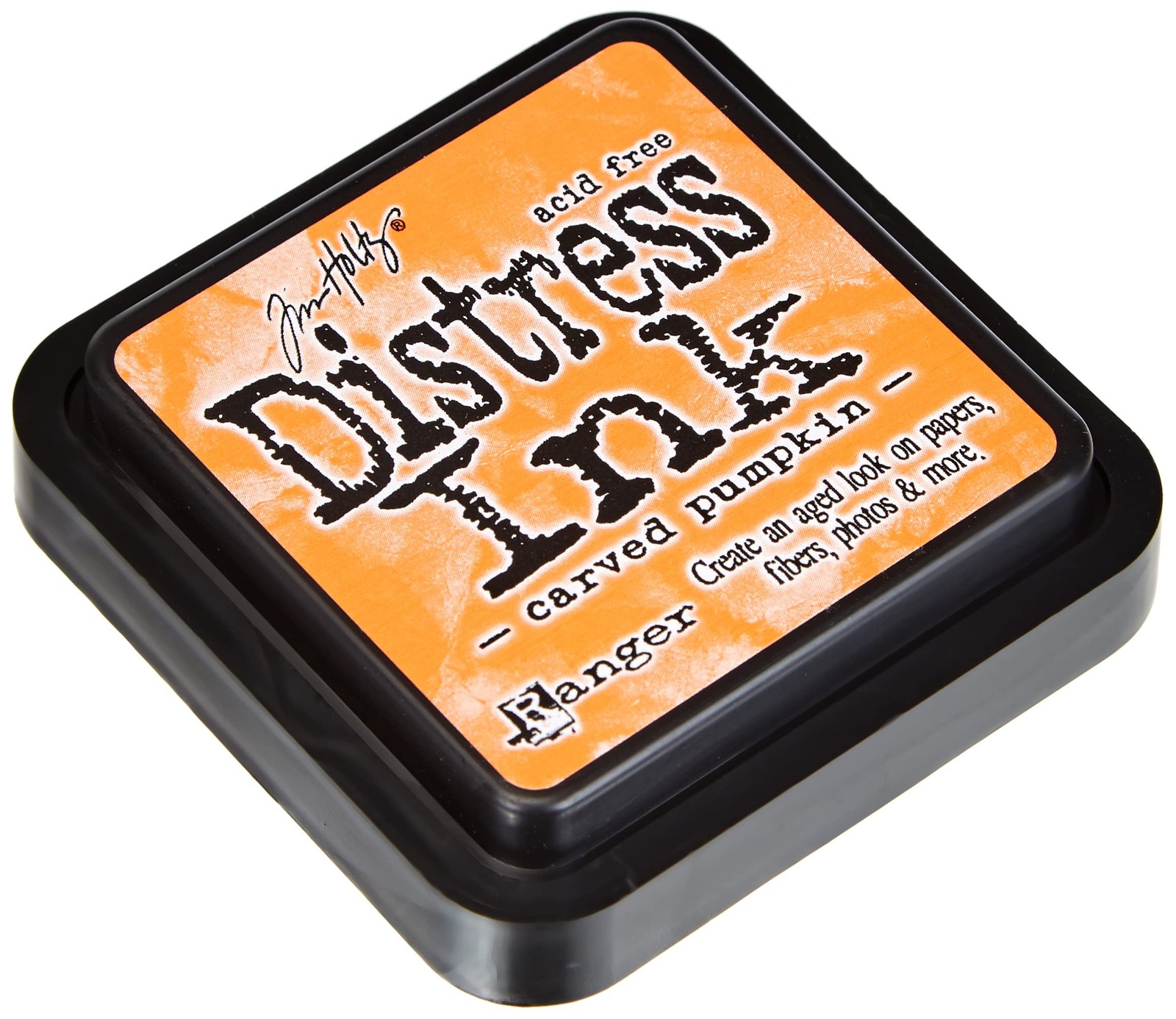 Ranger Tim Holtz Distress Ink Pad, Carved Pumpkin,Ink & Pads