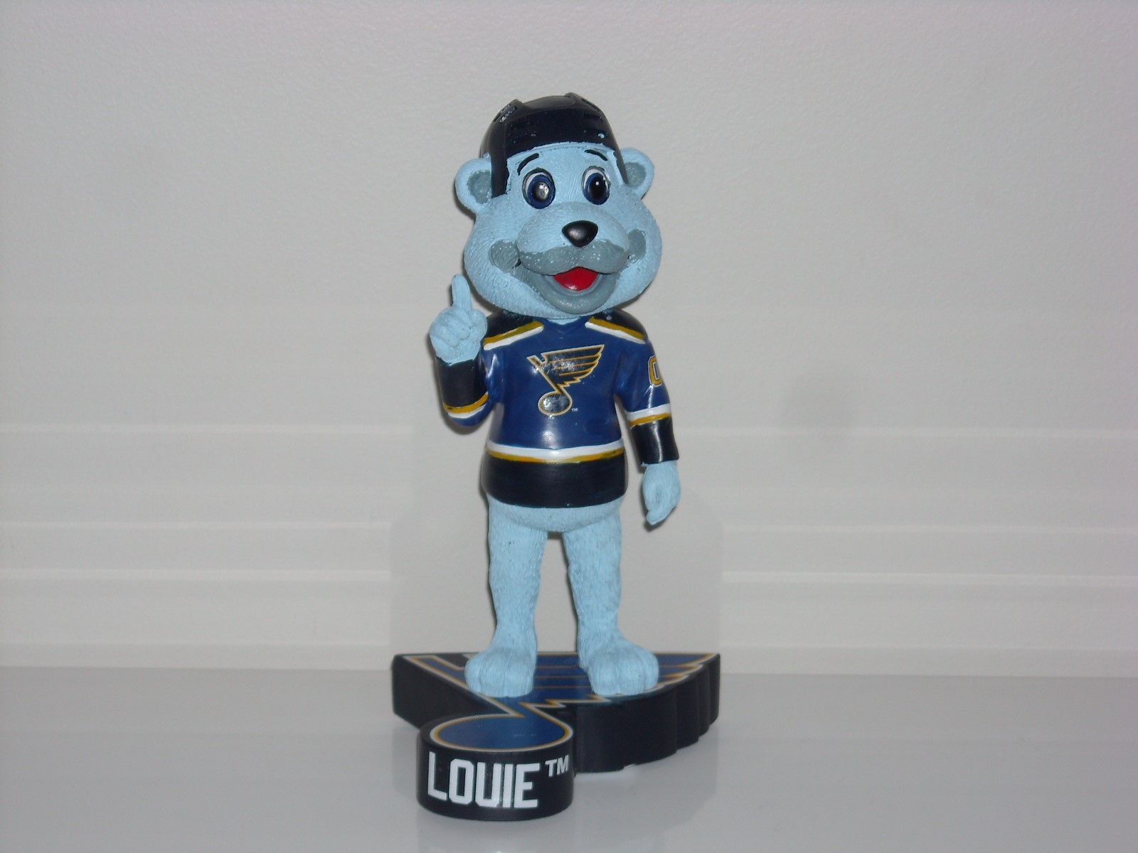 LOUIE St. Louie Blues Mascot Bobble Head 2018 Limited Special Edition #1 NHL New