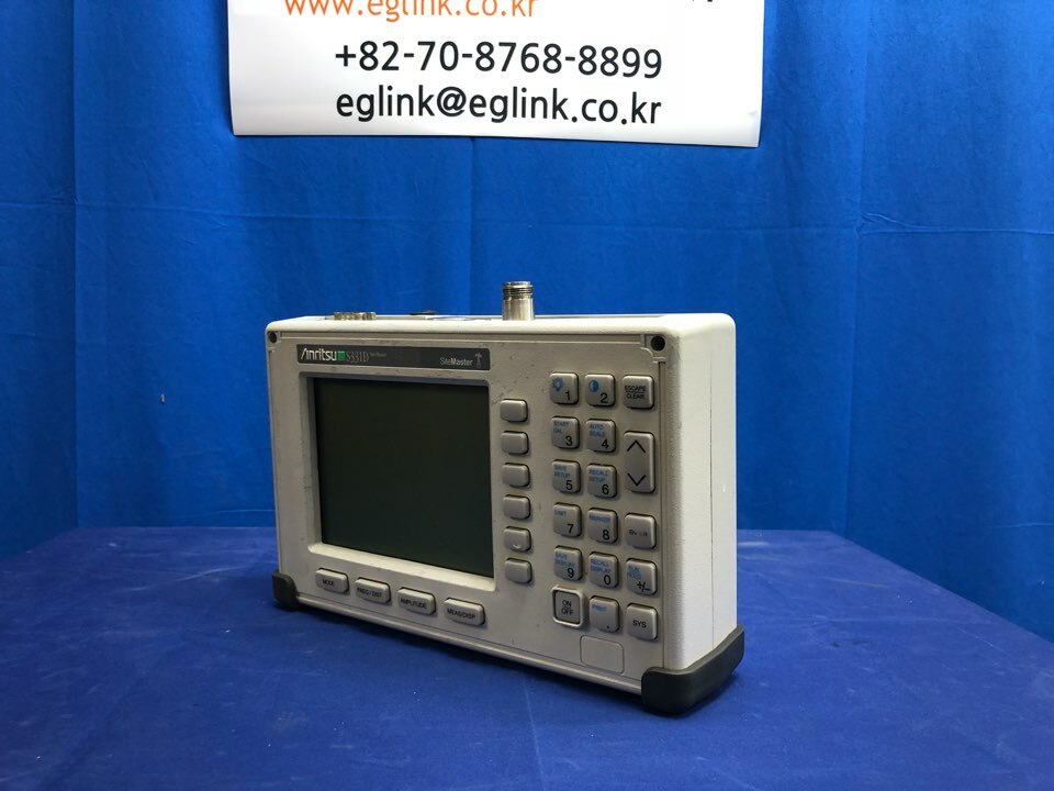 Anritsu S331D Sitemaster scratch on the front panel/ with generic cal kit