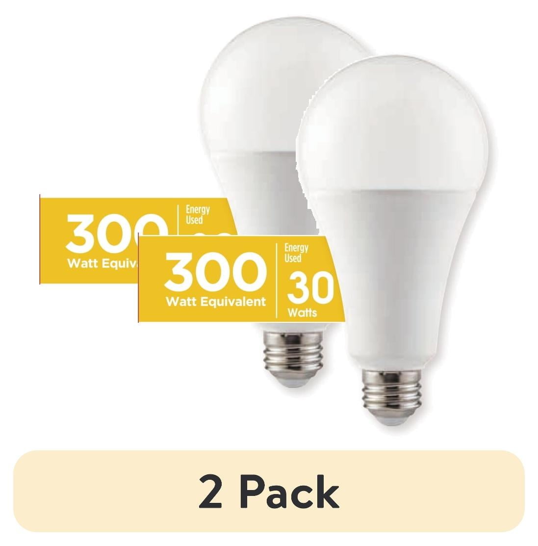(2 pack) High Output A23 LED Light Bulb, 30-Watt (300W Equivalent), Soft White
