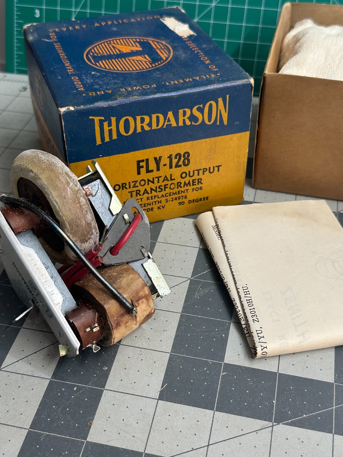 NOS VINTAGE Thordarson FLY 128 Transformer Horizontal Output Zenith S-24978