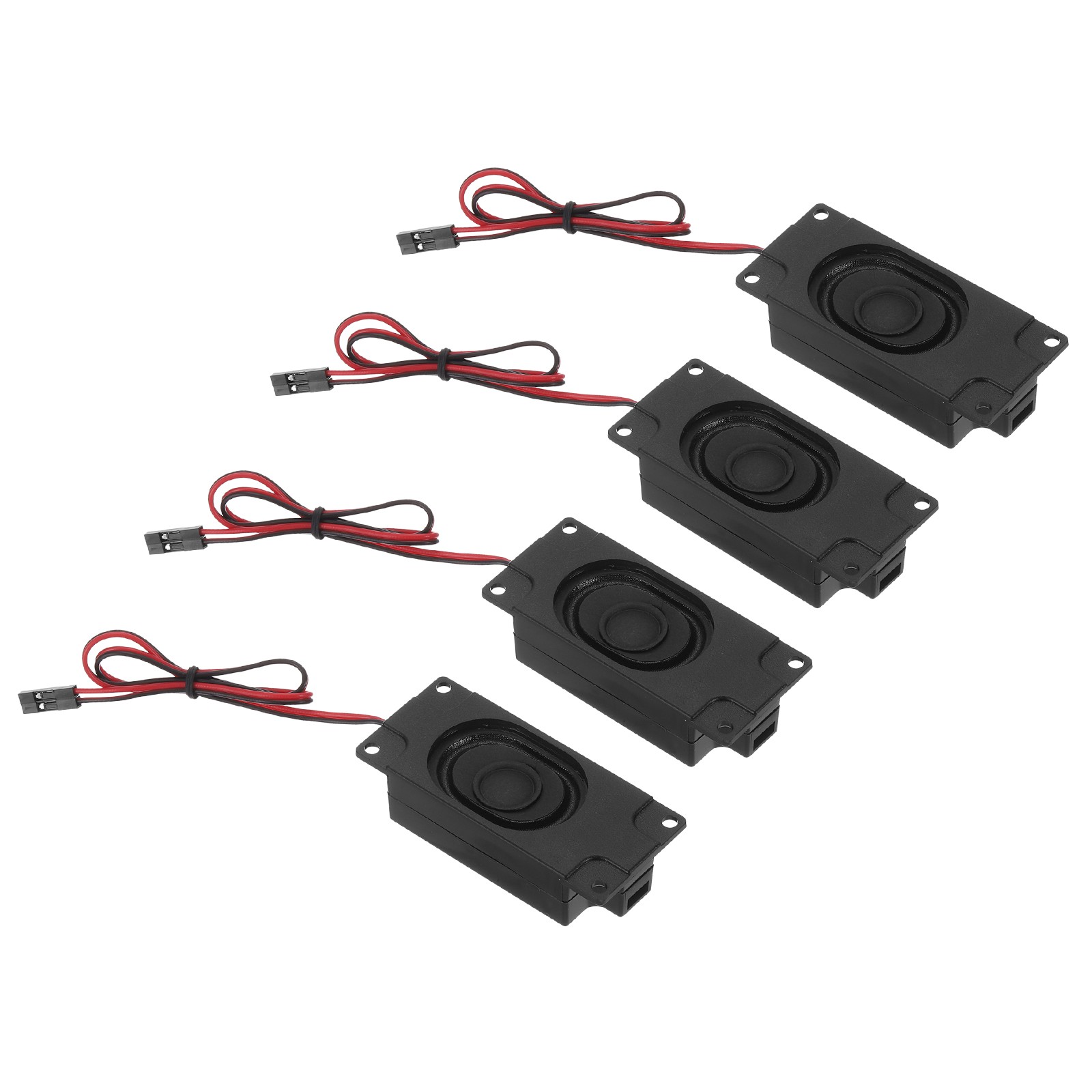 6pcs Mini Speaker 3W 4Ω Wire 2.54mm for Audio