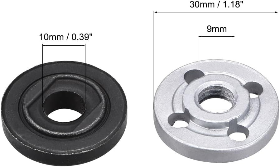"Angle Grinder Flange Nut Replacement Electrical Fitting Part Inner Outer Lock N