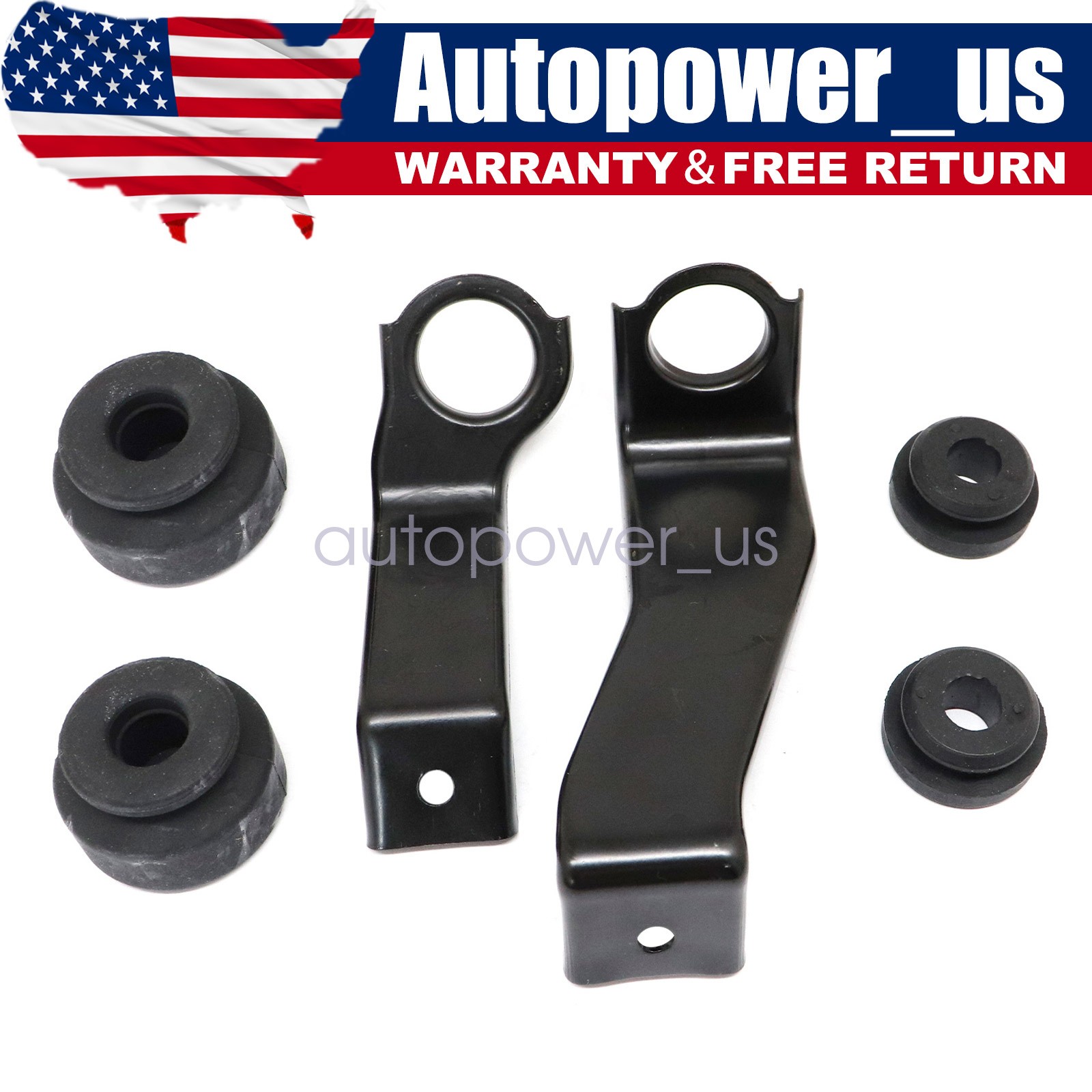 1 Set For Honda Civic 2016-2021 Stay Inter-Cooler Bracket & Bushing Upper Lower