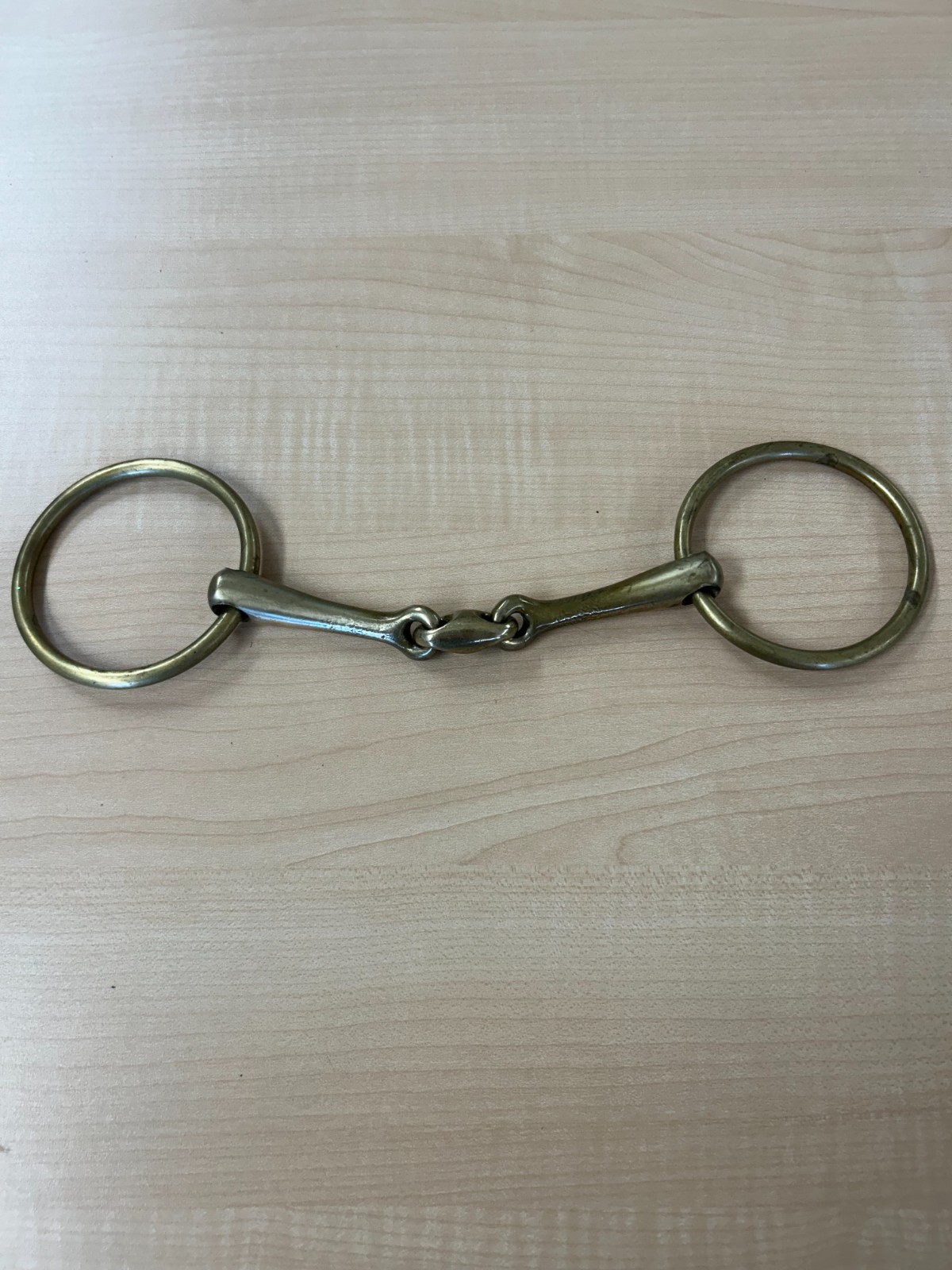 KK ULTRA Loose Ring Snaffle Bit, Double Broken, with Aurigan Side Parts Size 6"