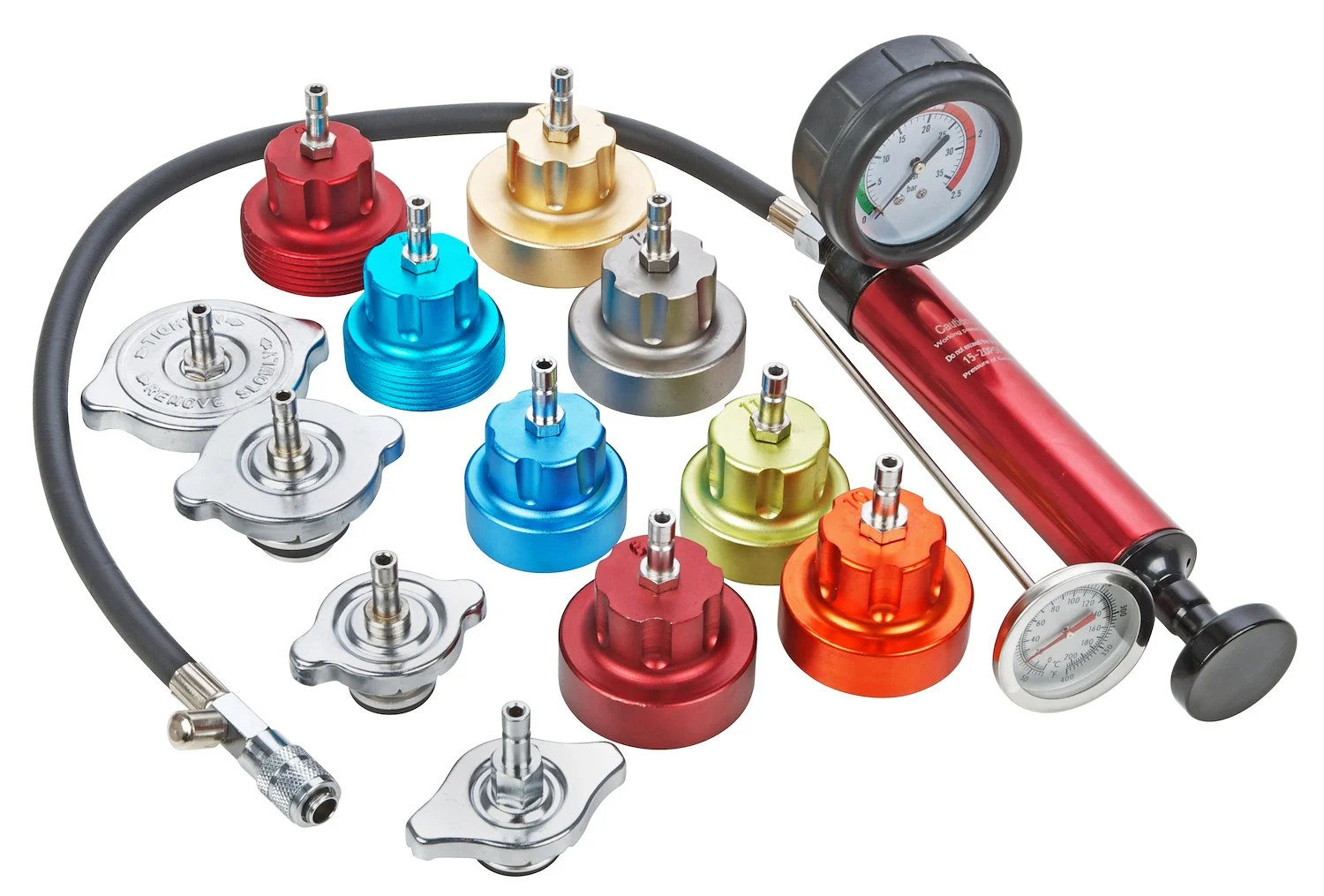 JEGS Cooling System Pressure Tester Kit