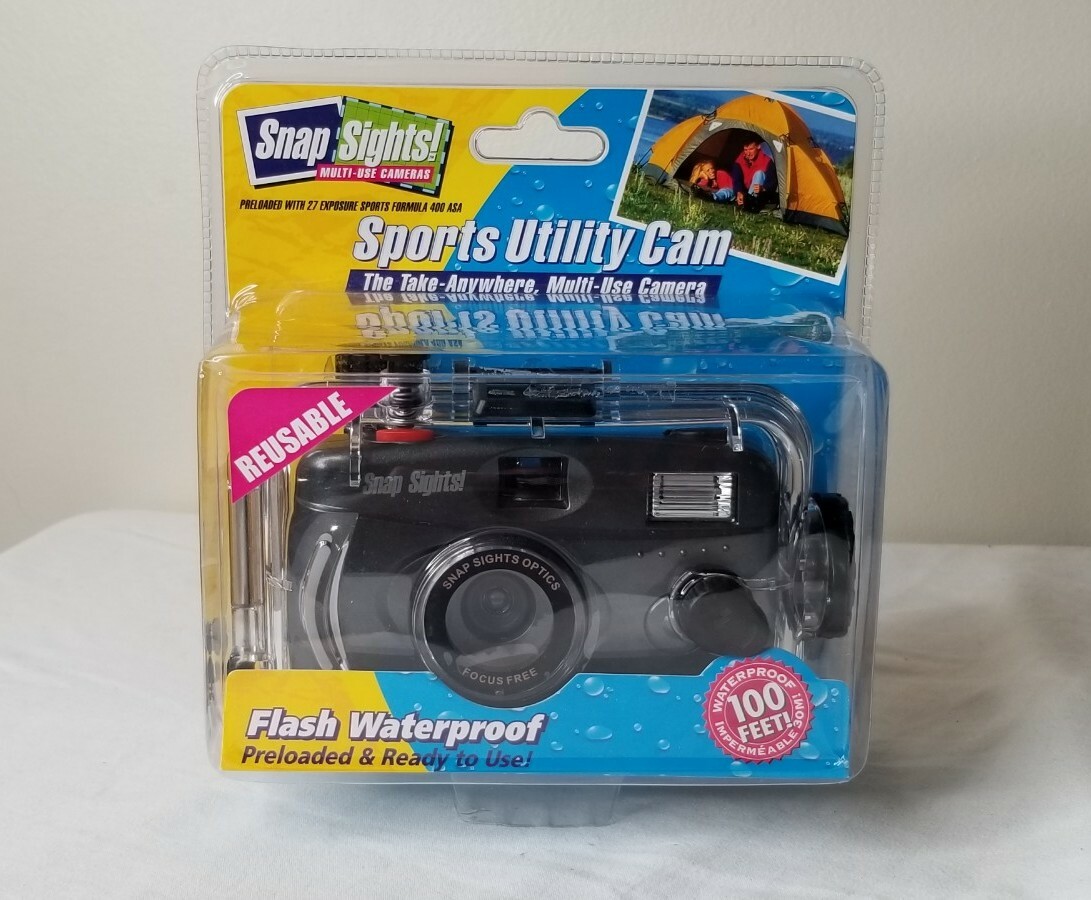 Snap Sights Multi Use Camera Sport Utility Cam Flash Waterproof New