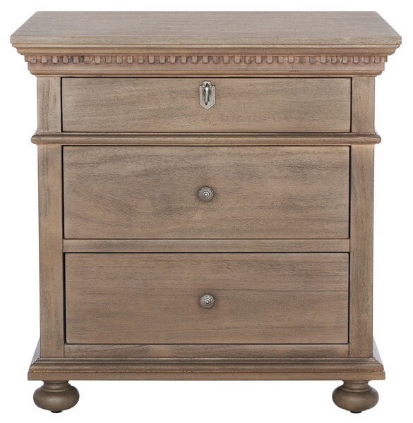 Safavieh Allisyn 3 Drawer Wood Nightstand, Reduced Price 2172716805 SFV7706B