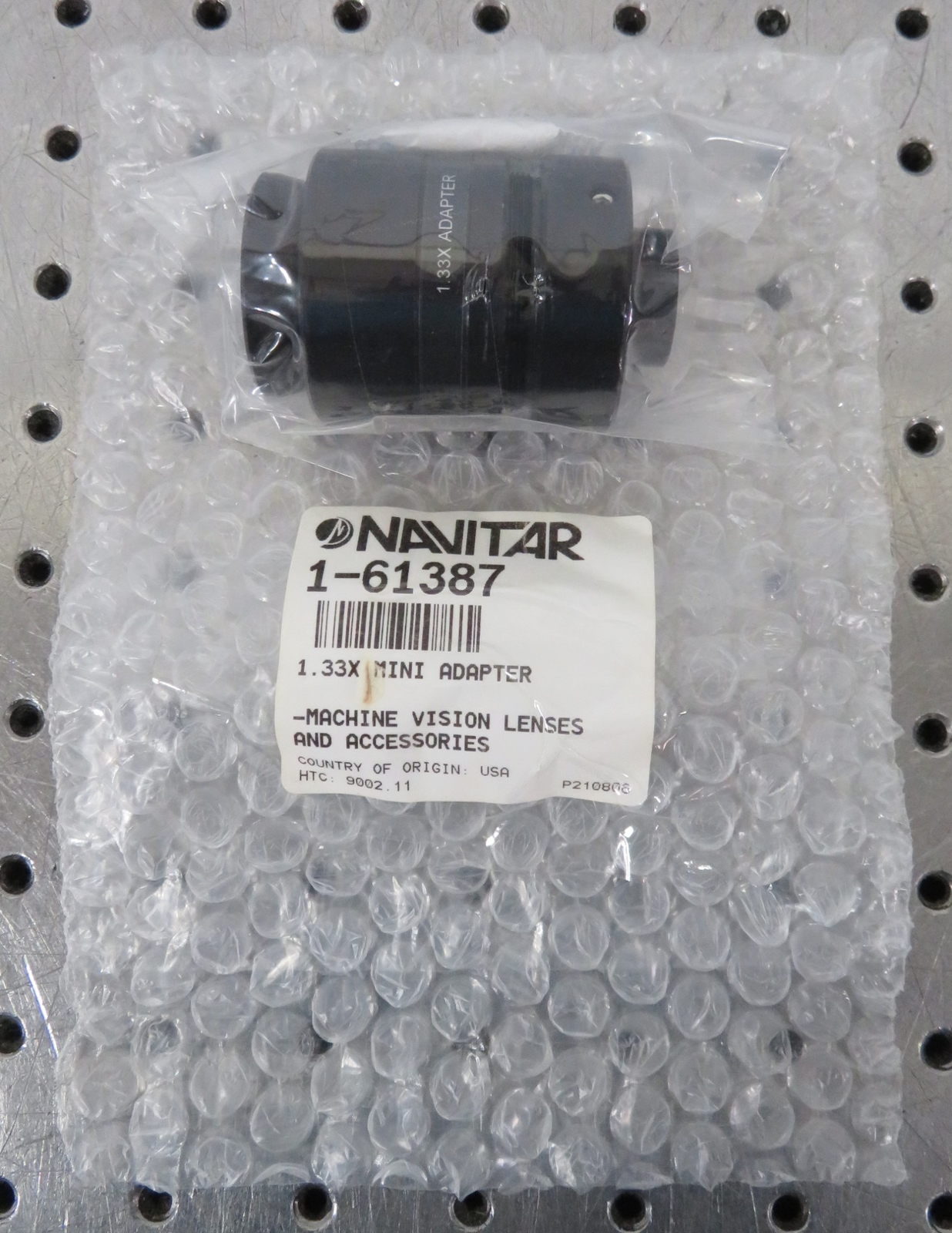C196676 Navitar 1-61387 1.33X Mini Adapter Telescoping Imaging Lens Adapter